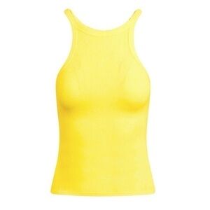 Favorite Daughter Yellow Ribbed Top